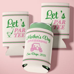 Golf Can Cooler Custom Masters Party Favor