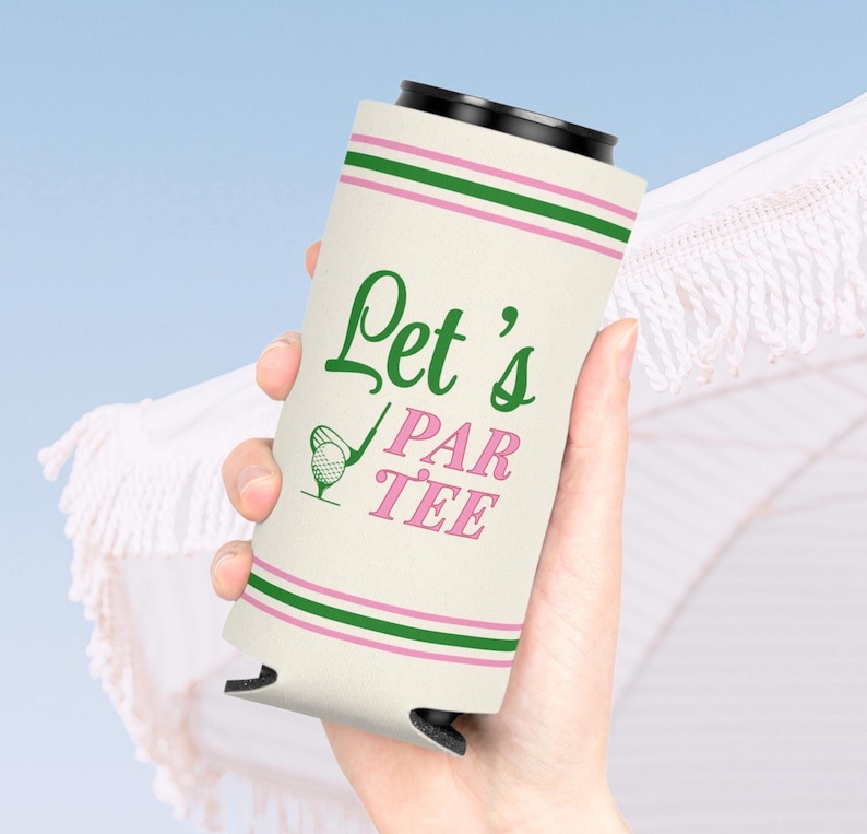 Golf Can Cooler Custom Masters Party Favor