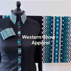 Western Custom Rodeo Queen Jacket, Showmanship, Horsemanship , Western Pleasure Show Shirt & Women Rail Jacket.