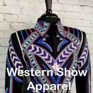 Western Showmanship Jacket, Horsemanship Jacket, Western Pleasure Jacket Women Rail Jacket..