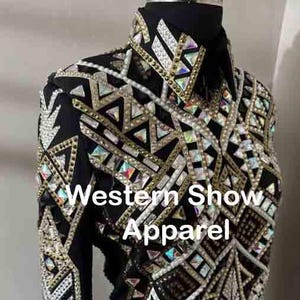 Western Showmanship Jacket, Horsemanship Jacket, Western Pleasure Jacket Women Rail Jacket.