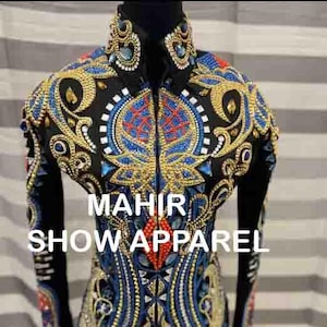 Chaqueta de exhibición occidental, chaqueta de equitación, chaqueta de placer occidental, chaqueta de riel para mujer.
