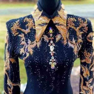 Western Showmanship Jacket, Horsemanship Jacket , Western Pleasure Jacket Women Rail Jacket.