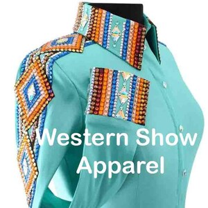 Western Custom Shirt , Showmanship, Horsemanship , Western Pleasure Show Shirt & Women Rail Shirt.