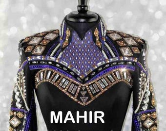 Western Showmanship Jacket, Horsemanship Rail Jacket, Women's Rodeo Apparel