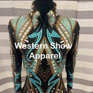 Western Showmanship Jacket, Horsemanship Jacket, Western Pleasure Jacket Women Rail Jacket..
