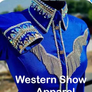 Western Custom Shirt , Showmanship, Horsemanship , Western Pleasure Show Shirt & Women Rail Shirt.