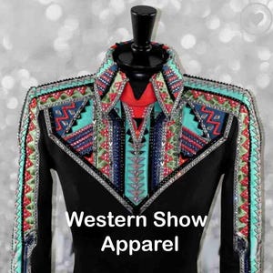 Western Showmanship Jacket, Horsemanship Jacket, Western Pleasure Jacket Women Rail Jacket..