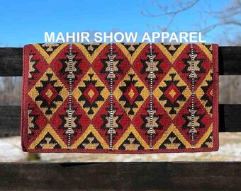 Saddle Pad - Western Saddle Pad for Horse -Horse Tack - Horse Riding Pad For Western Show saddle pad