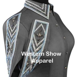Western Custom Shirt , Showmanship, Horsemanship , Western Pleasure Show Shirt & Women Rail Shirt.