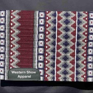 Podkładka westernowa do jazdy konnej wykonana z wełny nowozelandzkiej i wełny Vardhaman