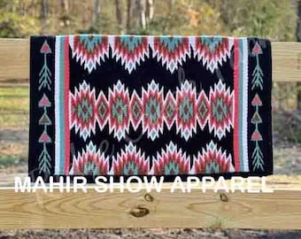Saddle Pad - Western Saddle Pad for Horse -Horse Tack - Horse Riding Pad For Western Show saddle pad