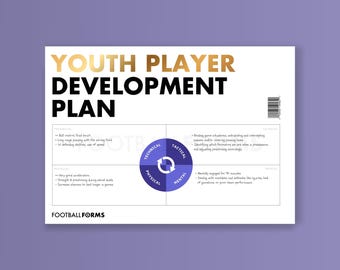 Piano di sviluppo dei giovani giocatori / Modello di allenamento individuale di calcio (IDP)