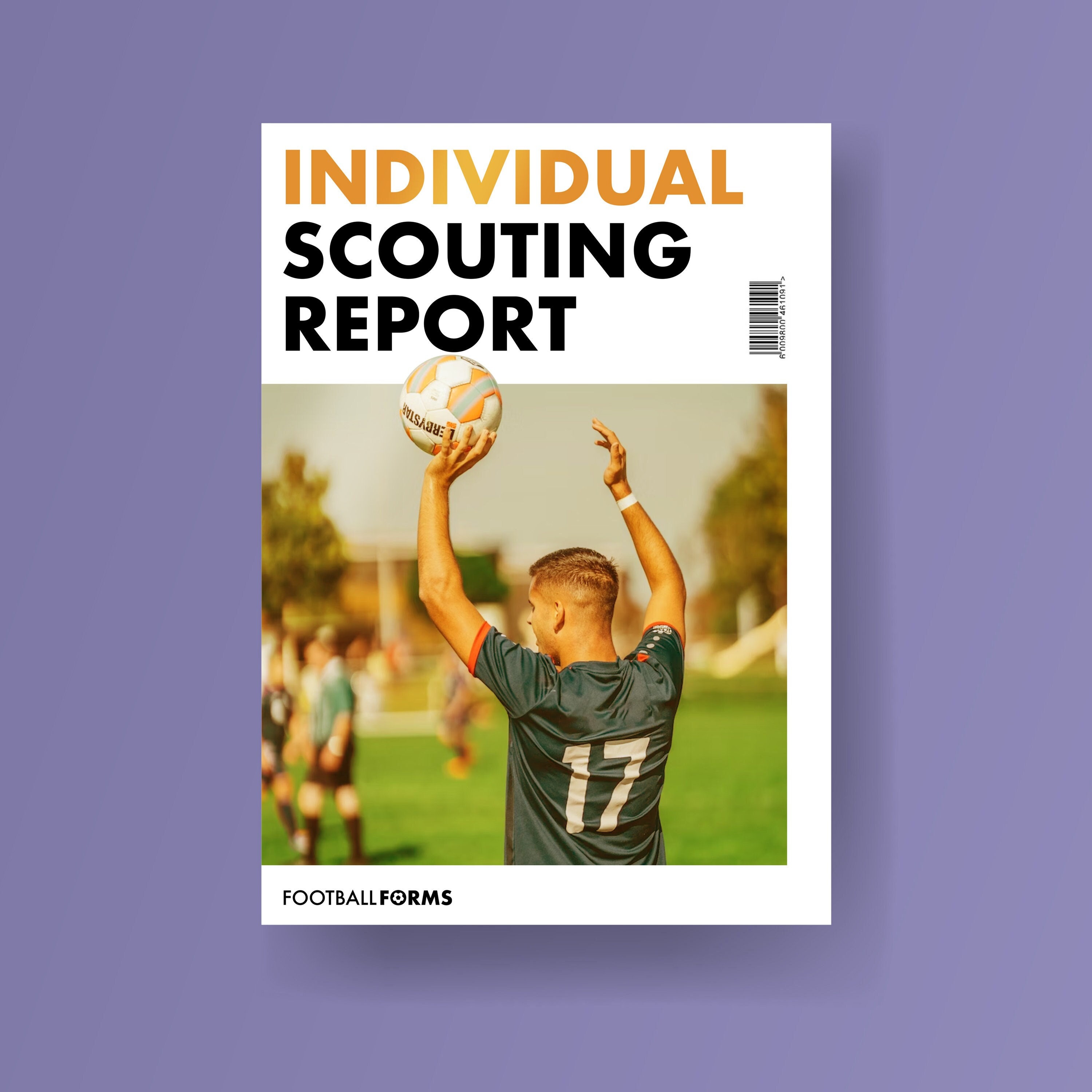 Individual Football Player Scouting Report Template - Advanced
