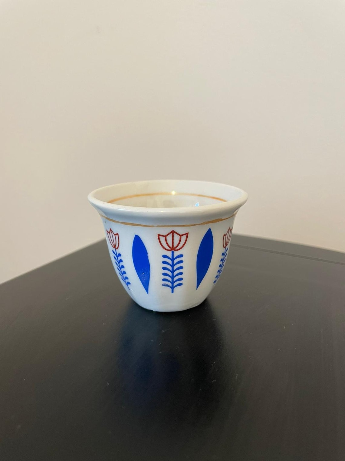 Traditional Lebanese Coffee Cups Blue Color 50 Ml 3 Pieces per Order - Etsy