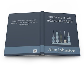 PERSONALIZED ACCOUNTANT GRADUATION Journal, Custom Accounting Notebook Gift, Degree, Major, School, Cpa Gifts, Number Cruncher, Bean Counter
