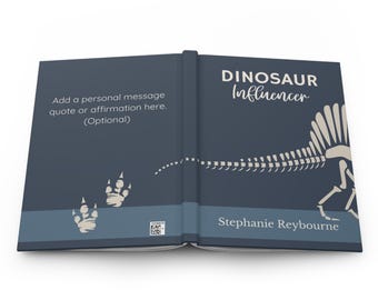 PERSONALIZED PALEONTOLOGY JOURNAL Notebook Paleontologist Degree Graduation Customized Dinosaur Brontosaurus Triceratops Gift Studies Fossil