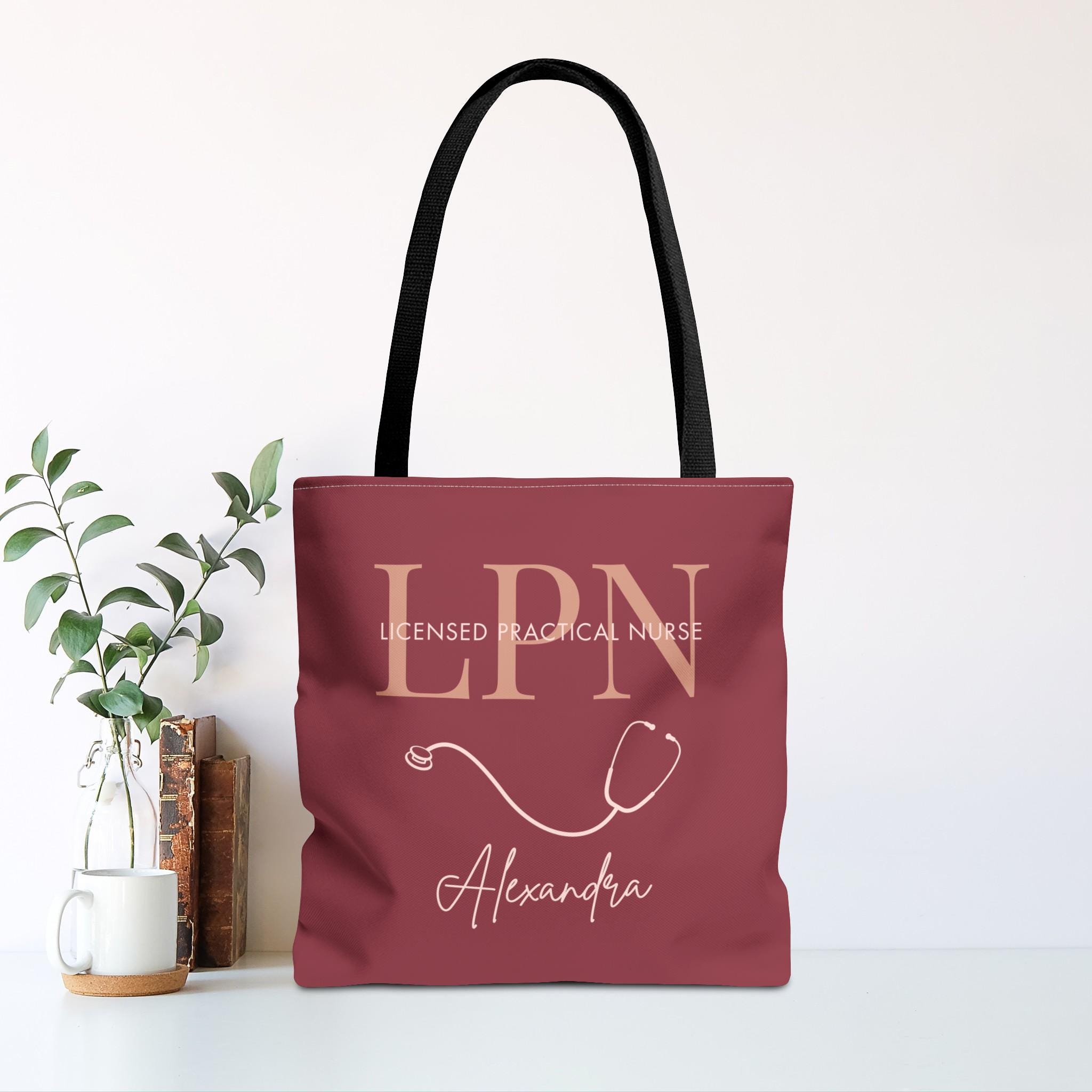 Licensed Practical Nurse Gift Tote Bag - LPN Nurse Appreciation Bag For Medical Students & Professionals
