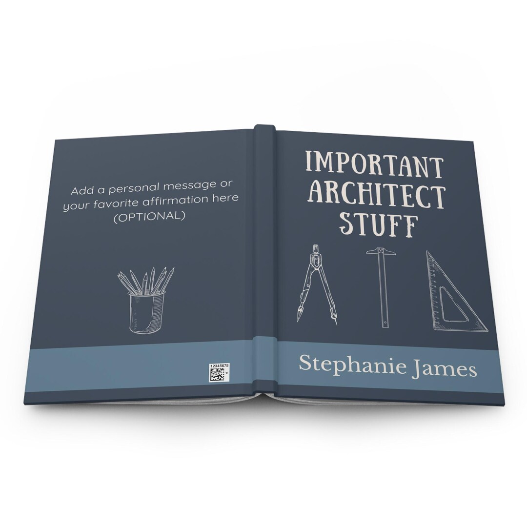 PERSONALIZED ARCHITECT GRADUATION Journal Notebook, Custom Architecture ...