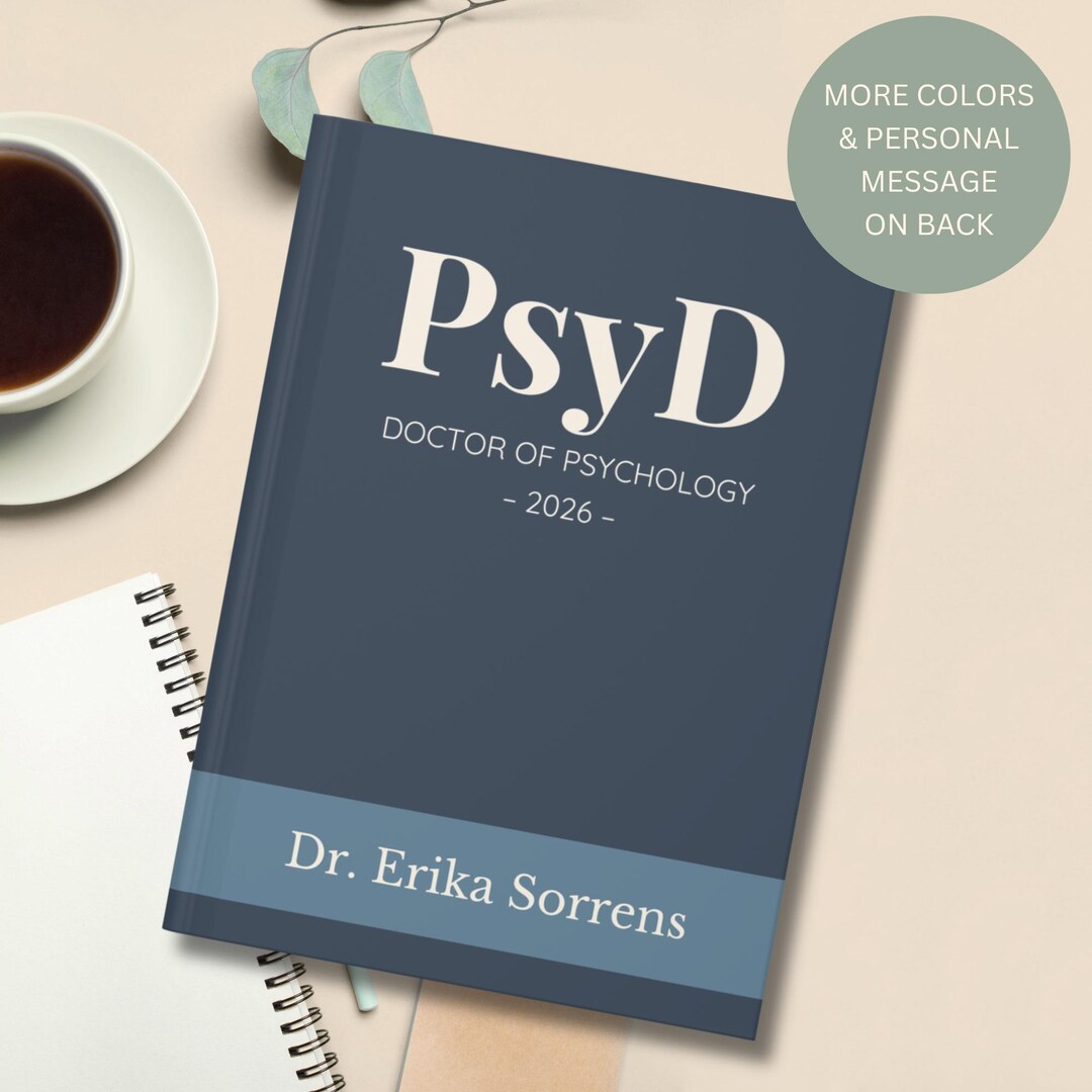 Psyd Graduation Personalized Psyd Graduation Journal, Custom Doctor of Psychology ...