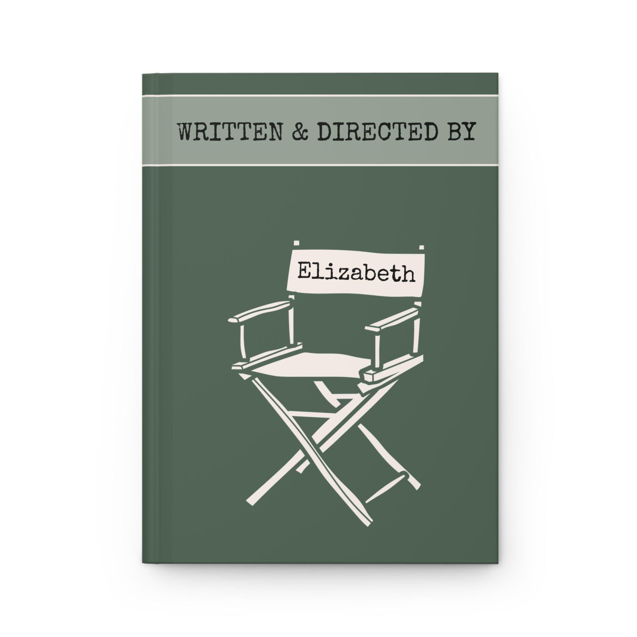 PERSONALIZED DIRECTOR Journal Notebook, Customized Film Movie Theater ...