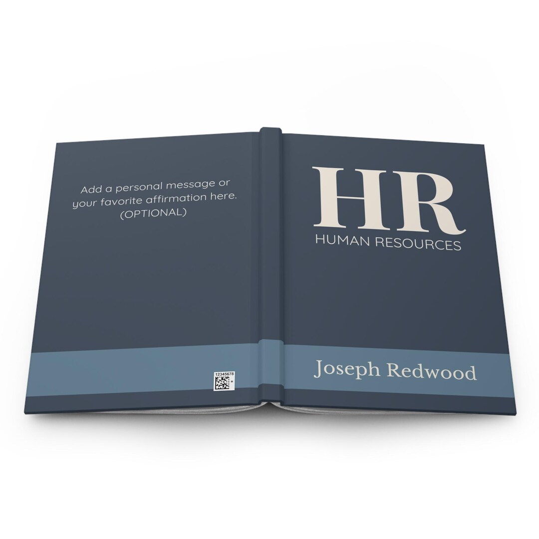 PERSONALIZED Human Resources HR Graduation Journal Notebook, Customized ...