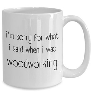 Gifts for Men Who Like Woodworking Mug Wood Worker Gift for Carpenter  Craftsman