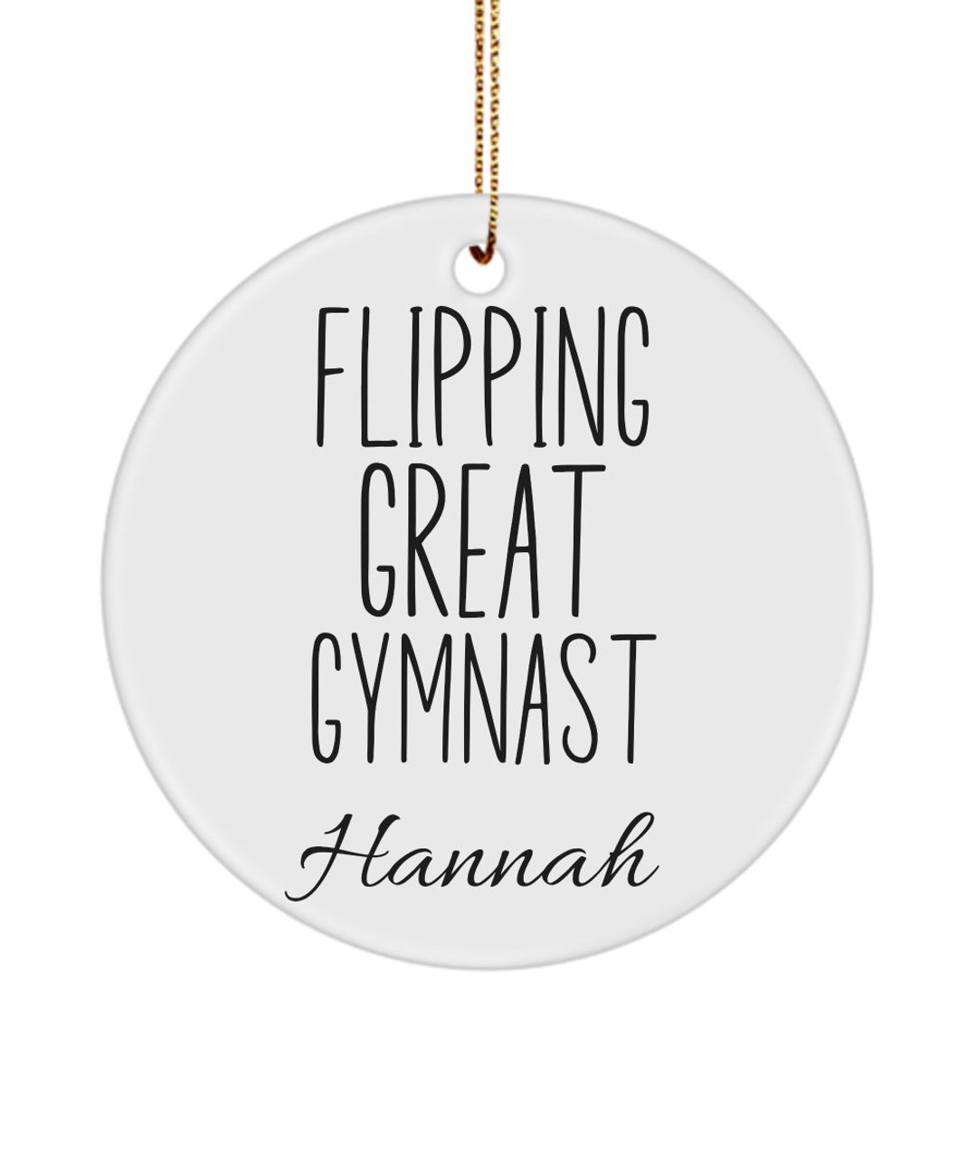 Gymnastics Ornament Gymnast Ornament Gymnastics Gifts Etsy