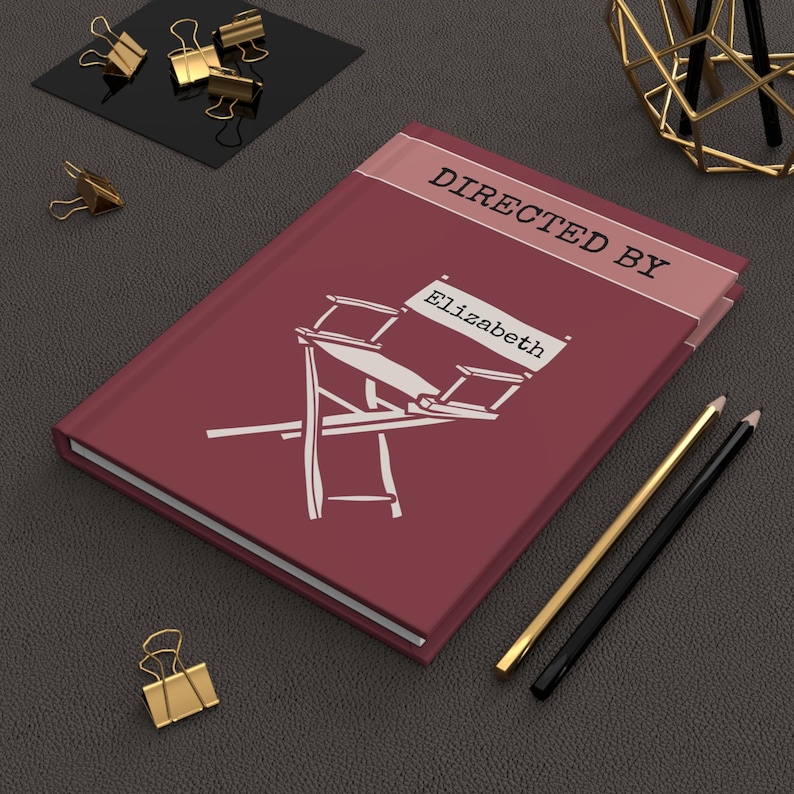 PERSONALIZED DIRECTOR Journal Notebook, Customized Film Movie Theater ...