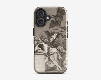 Goya 'Sleep of Reason' Phone Case: Dual Layer Protection