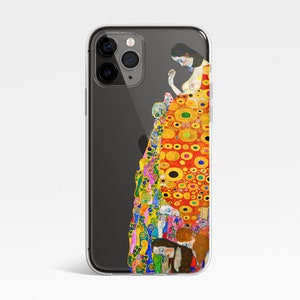 Gustav Klimt Genomskinligt Telefonfodral, Hope (1907-1908), Skickas från Storbritannien/USA/EU