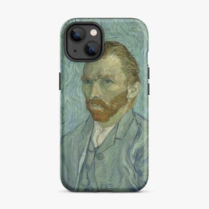 Capa resistente para iPhone com autorretrato de Van Gogh