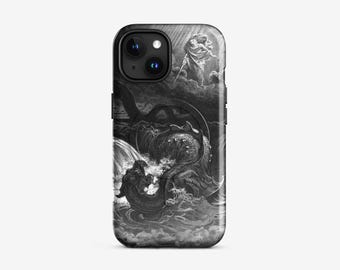 Gustave Dore Leviathan Art Tough Phone Case: Magsafe iPhone Samsung