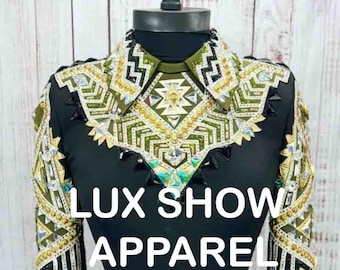 Western Show Jacket: Rhinestone Horsemanship Jacket