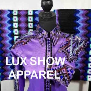 Western Showmanship Shirt mit passender Schabracke Showmanship Horsemanship