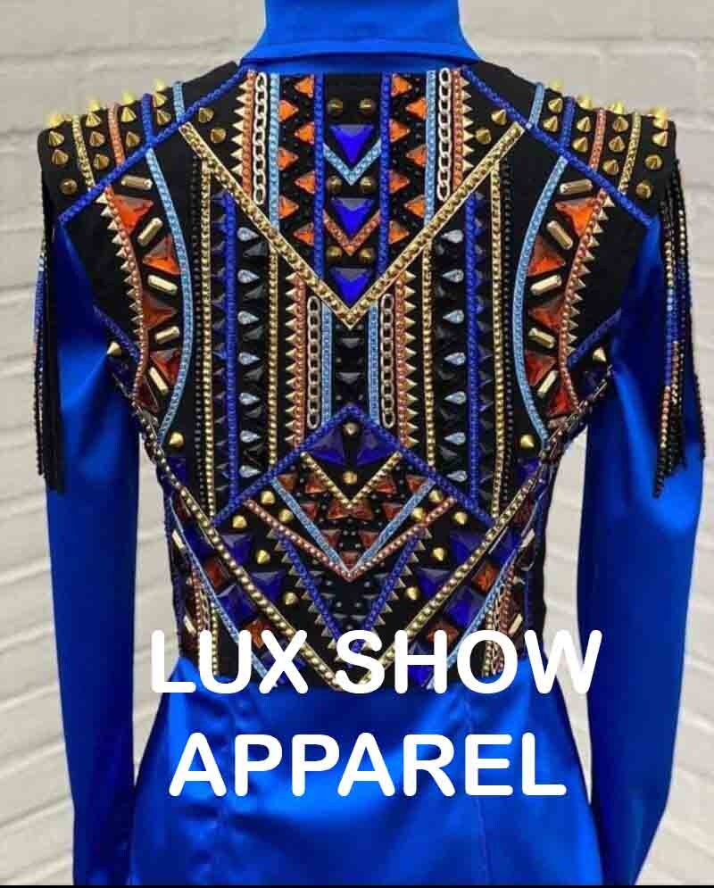 Ensemble Boléro Western Fusion Enterprises - Showmanship / Horsemanship - Avec Chemise Assortie - Neuf