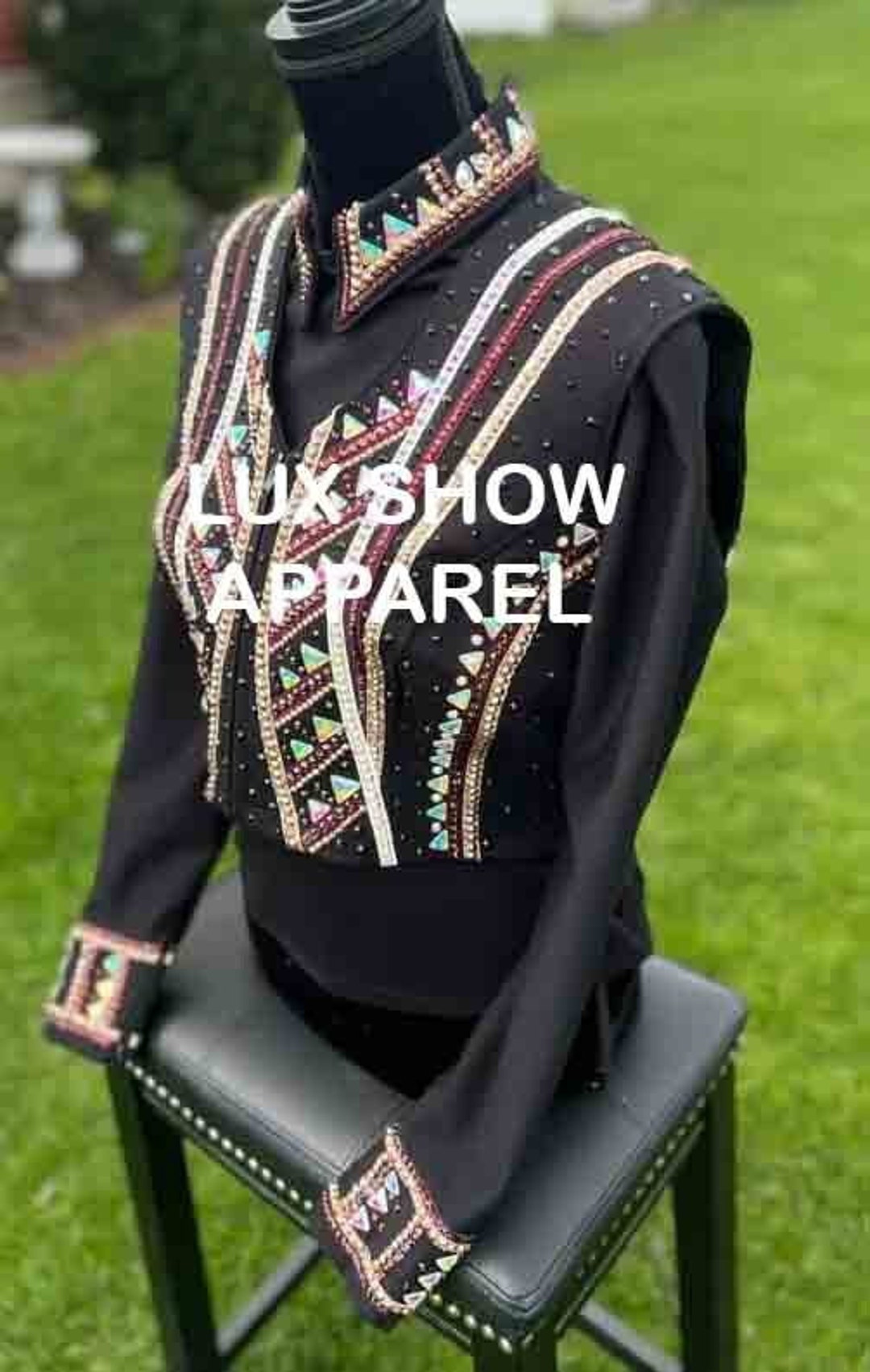 Veste De Spectacle Western UNICORN SHOW GIRL - Showmanship - Veste Cheval - Fabriquée En Inde - NEUVE