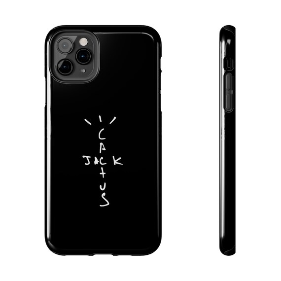 Cactus Jack Travis Scott Logo Black Tough iPhone Case Etsy