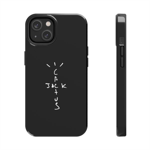 Cactus Jack Travis Scott Logo Black Tough iPhone Case