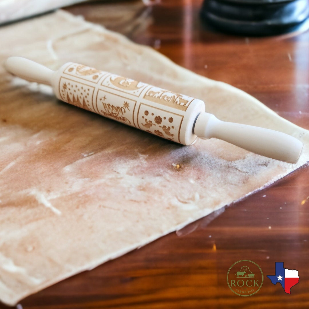 Embossed Rolling Pin-17L x 2.5