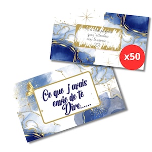Carte à gratter personnalisable / Annonce grossesse / Annonce mariage / Demande en mariage / Pacs / Bon pour /