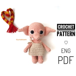Amigurumi Elf crochet pattern, Witch crochet pattern, English wizard pattern, Handmade toys, special gift, elf doll, home decor, new year