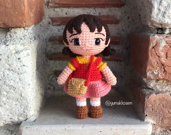 Heidi Amigurumi doll crochet pattern, a girl of the alps, English Pattern, handmade toys, special gift, PDF