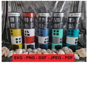 ANKER Faro Marítimo DIY SVG, Faro Solar, Ahoy, Moin, Plantilla, Silueta, Hermano, Descarga Instantánea, Archivos de Corte, Archivo de Plotter