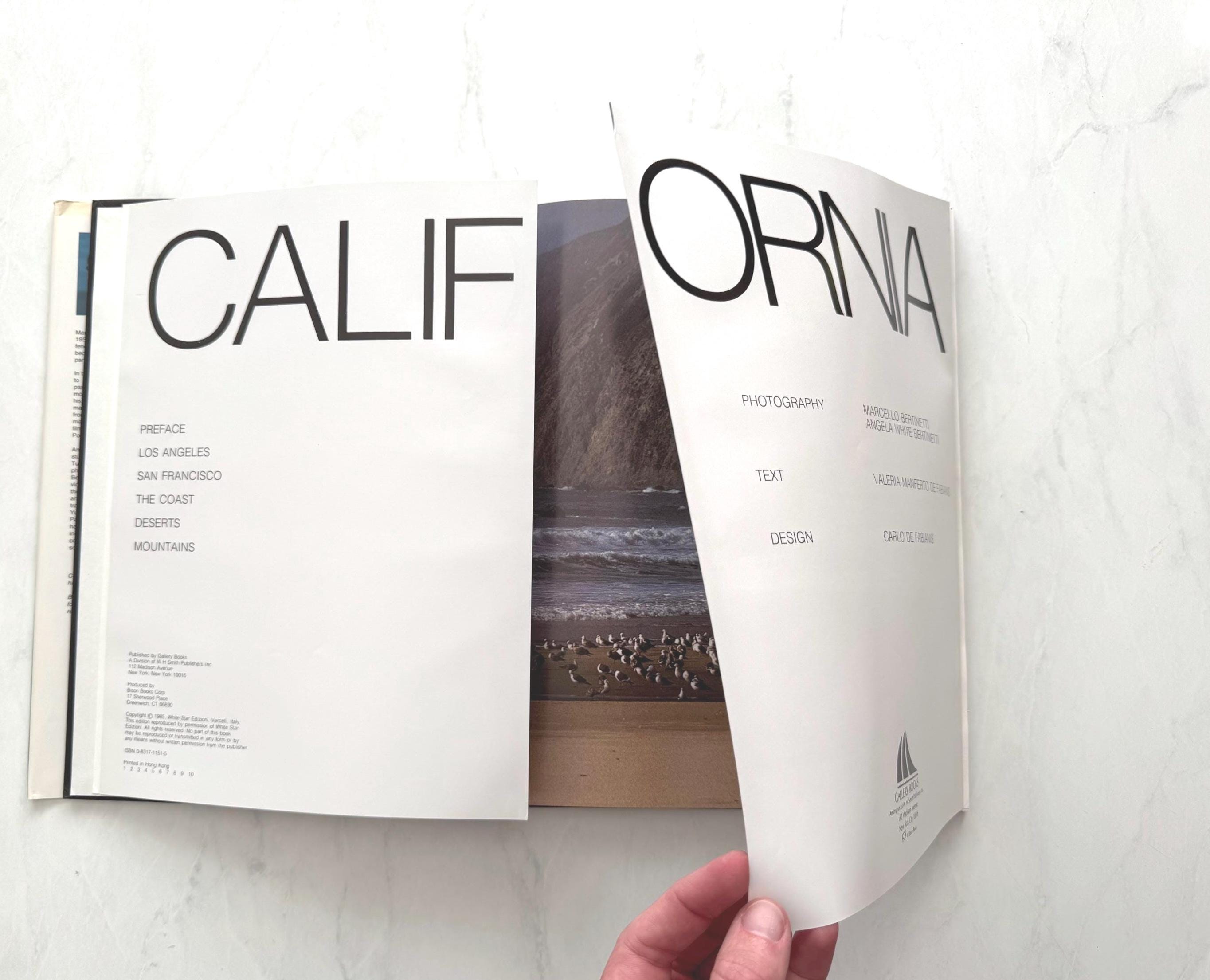Vintage 1985 California Art Book: Black Cover With Gold Embossed ...