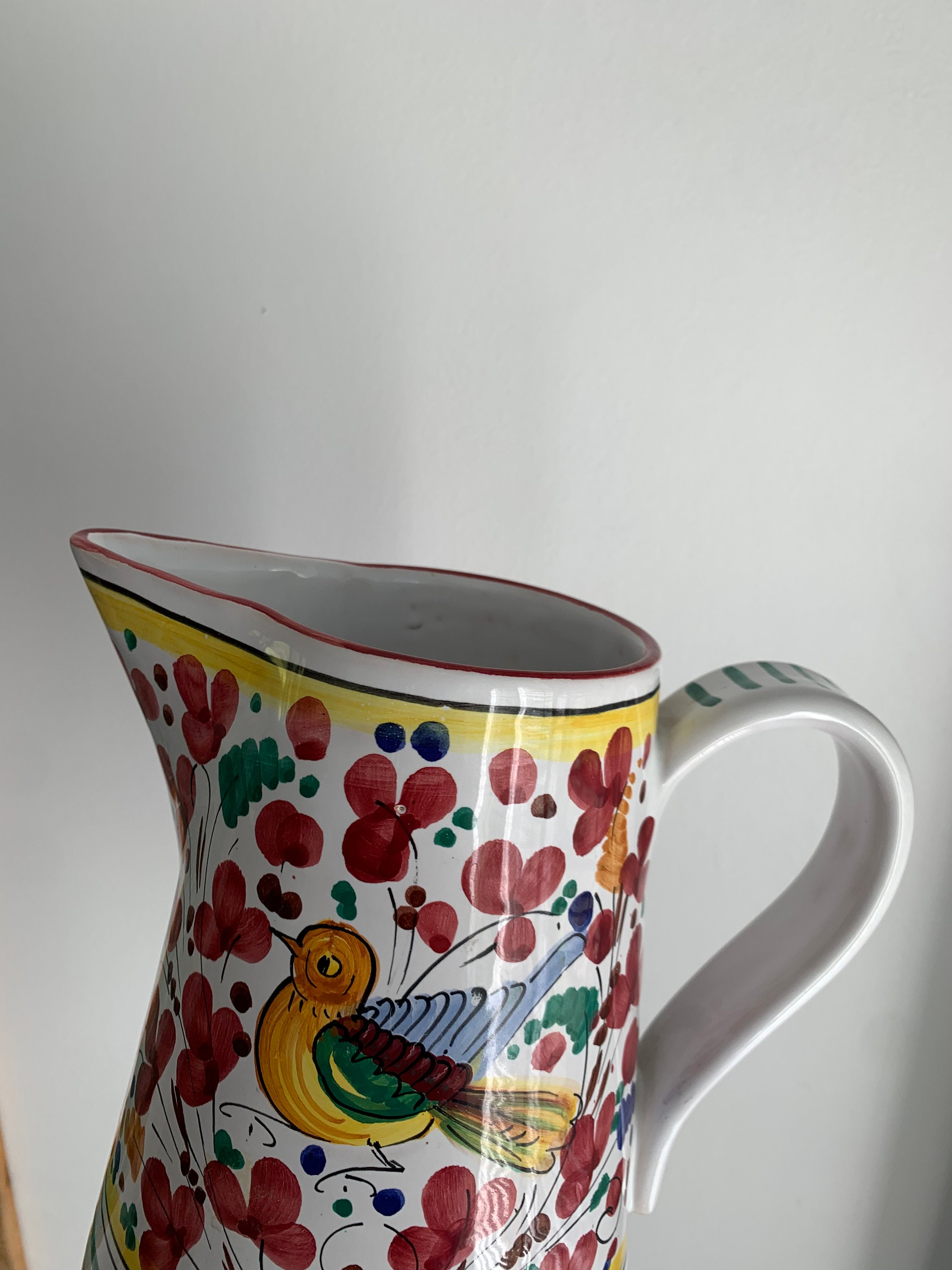 デルータ陶器の鳥型ピッチャー。イタリア製。 - Etsy 日本