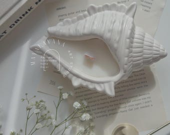 Aroma candle in a shell | handmade candle | aesthetic home decor | minimalist style | coastal decor | summer decor | seashell |birthday gift