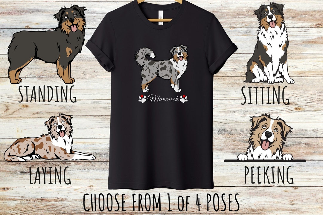 Australian Shepherd Aussie Coffee Morning Mood T-Shirt
