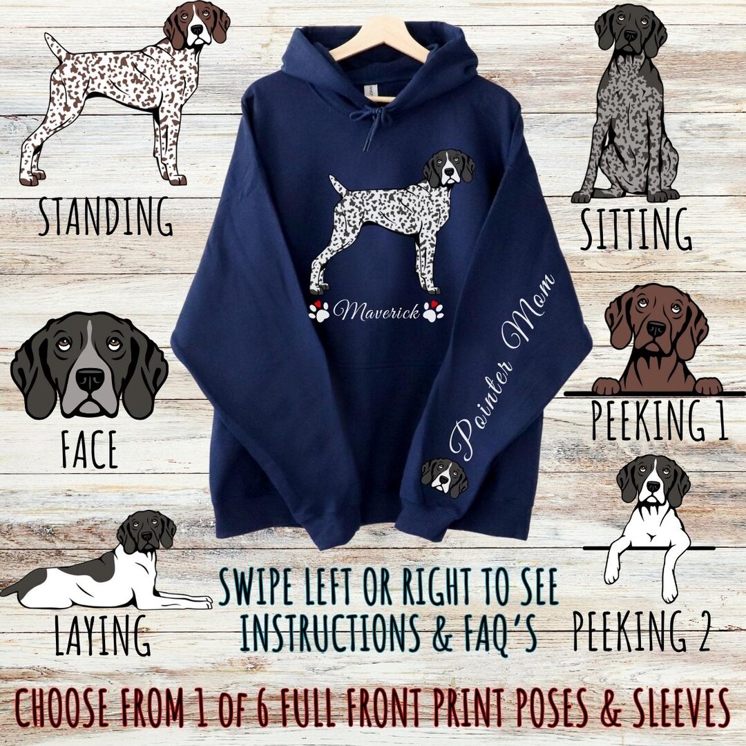 Custom German Shorthaired Pointer Unisex Heavy Blend Hoodie With ...