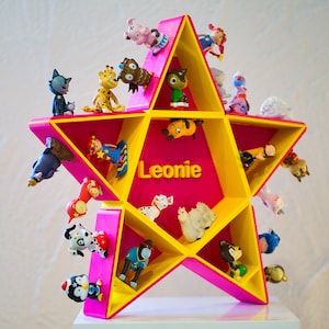 Toniebox storage, creative 3D print design, functional Tonie shelf for listening figures, thoughtful birthday gift
